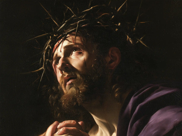 Jesus Crowned with Thorns — Prayer beside the Violet Cloak