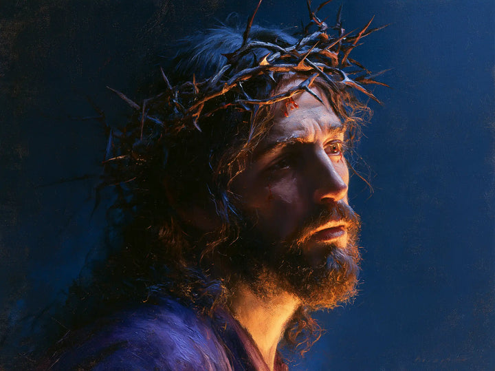 Jesus Crowned with Thorns — The Face Turned toward the Blue East