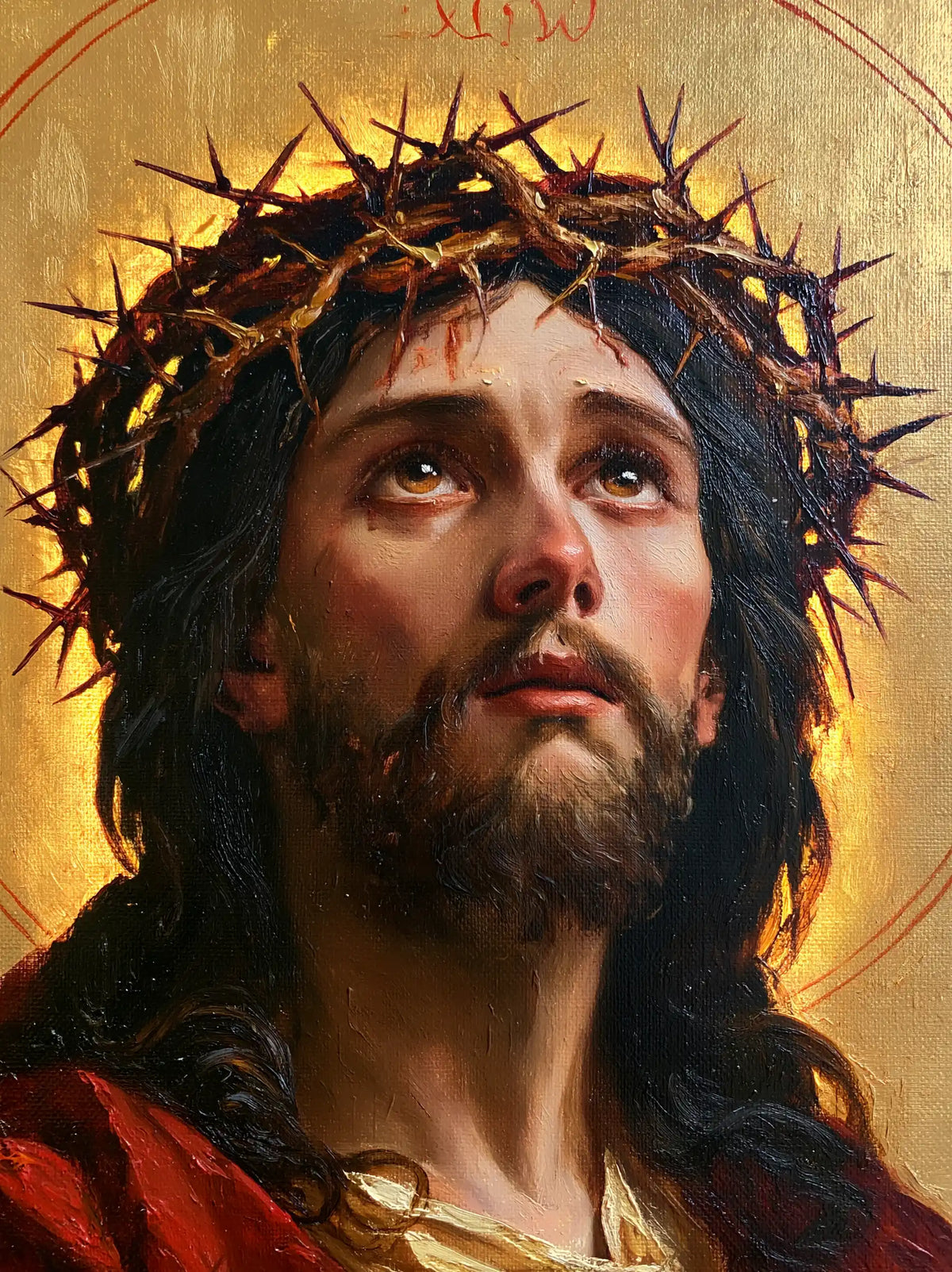 Jesus Crowned with Thorns — The Dark Crown beside the Sun