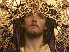 Jesus Crowned with Thorns — The Crown with Long Golden Loops