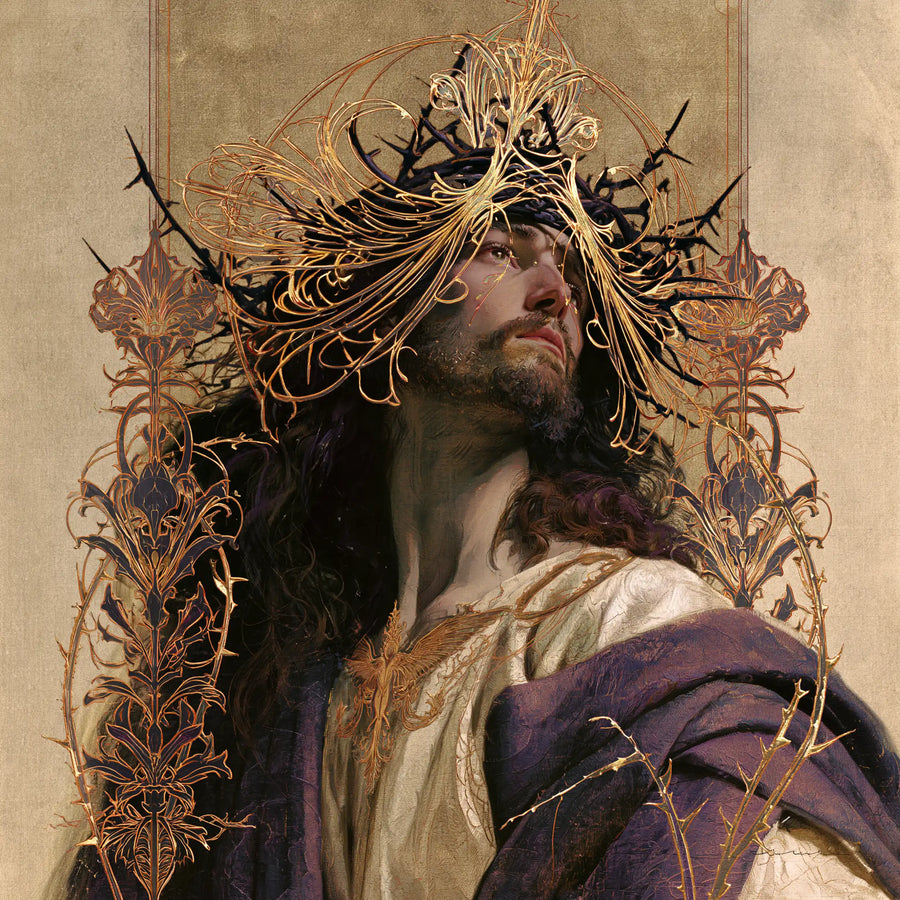 Jesus Crowned with Thorns — The Crown with Unfurled Threads