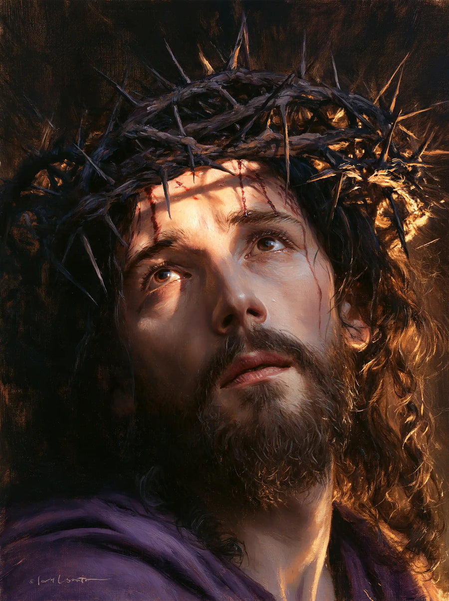 Jesus Crowned with Thorns — The Gaze Returning toward the Light
