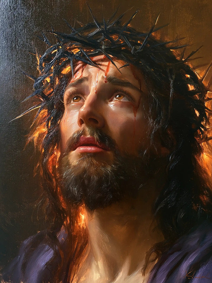 Jesus Crowned with Thorns — The Fiery Lock beside the Cheek