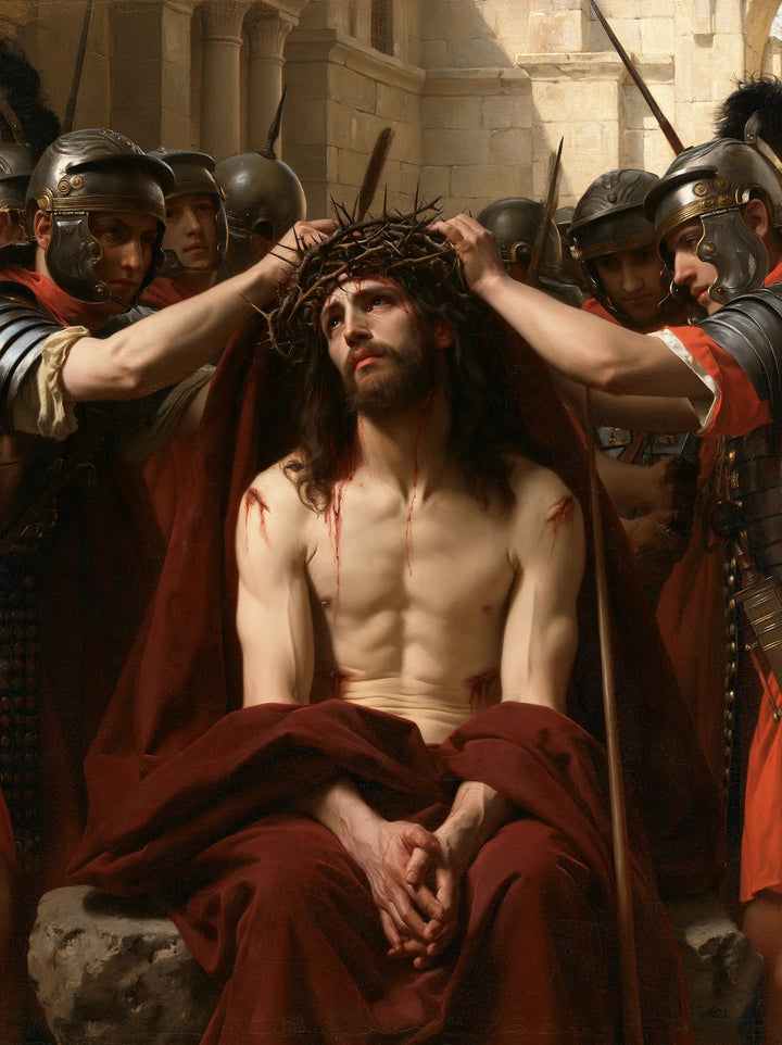 Jesus Crowned with Thorns — The Bound Christ before the Armoured Circle