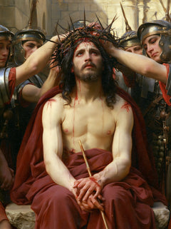 Jesus Crowned with Thorns — The Crown Pressed in the Open Courtyard