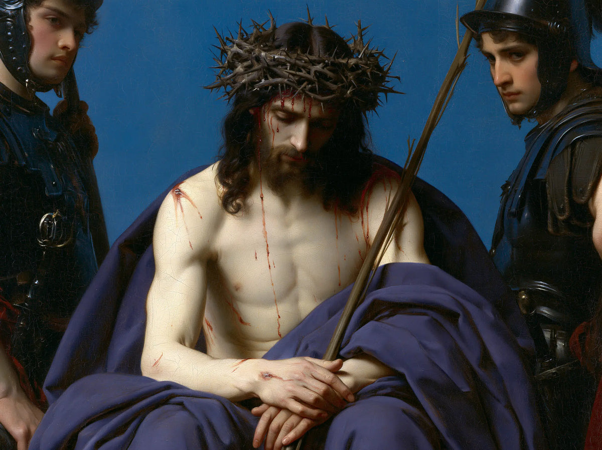 Jesus Crowned with Thorns — The Purple Mantle before the Guard