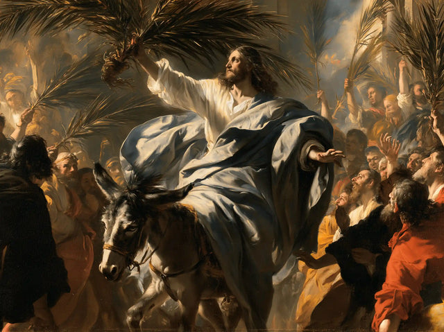 Jesus Enters Jerusalem – Theatrical Baroque · Landscape no. 1