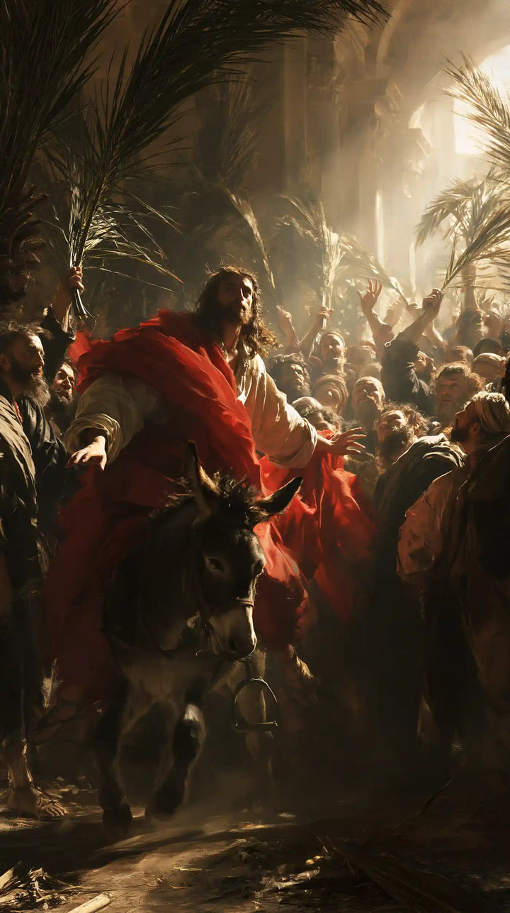 Jesus Enters Jerusalem – Theatrical Baroque · Portrait no. 1
