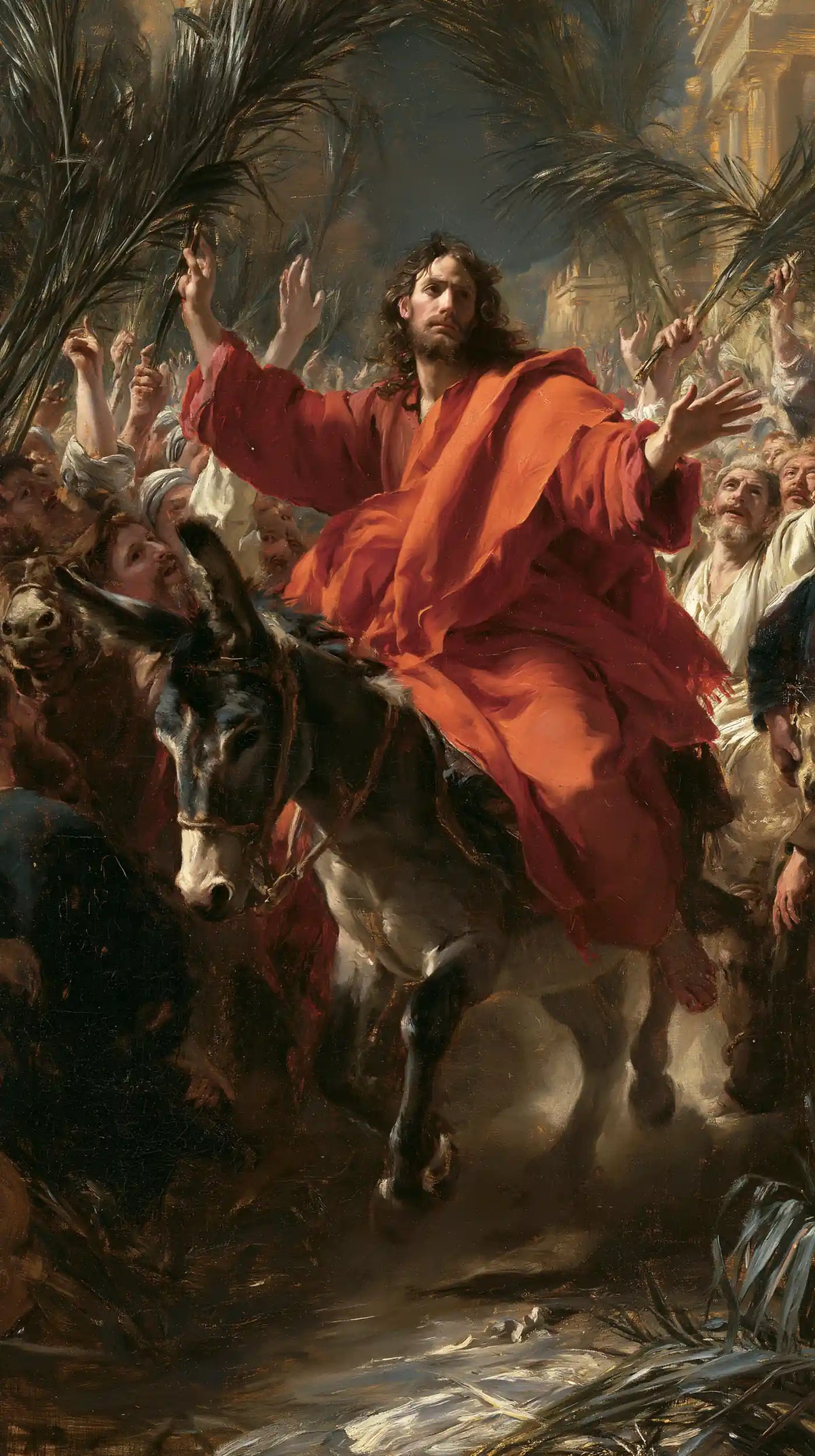 Jesus Enters Jerusalem – Theatrical Baroque · Portrait no. 3
