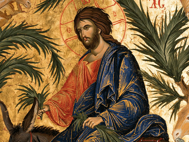 Jesus Enters Jerusalem – Contemporary Byzantine · Landscape no. 2