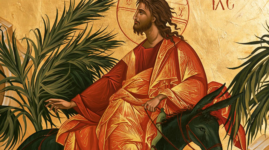 Jesus Enters Jerusalem – Contemporary Byzantine · Landscape no. 10