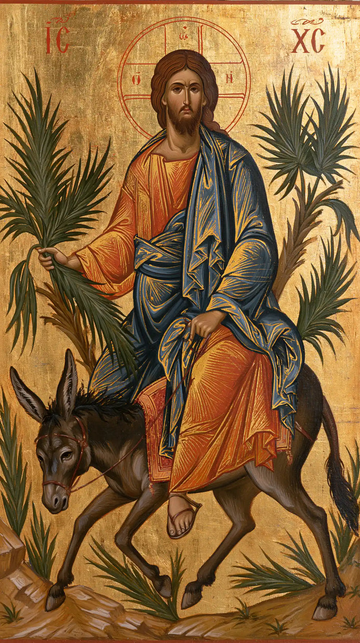 Jesus Enters Jerusalem – Contemporary Byzantine · Portrait no. 3