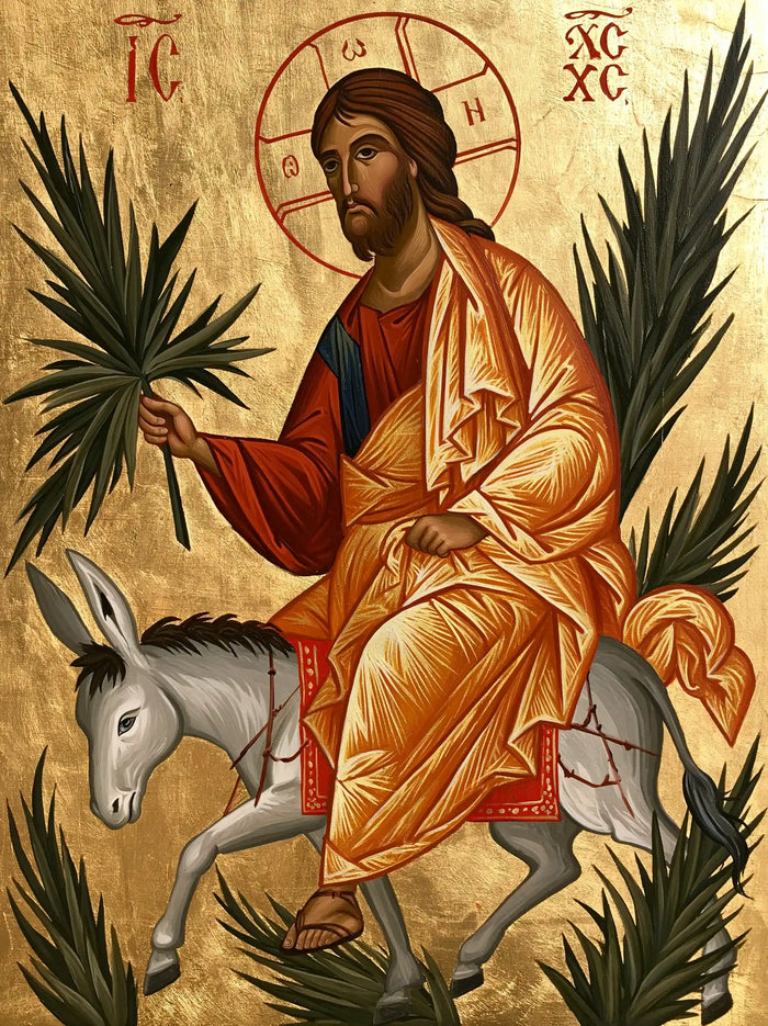 Jesus Enters Jerusalem – Contemporary Byzantine · Portrait no. 10