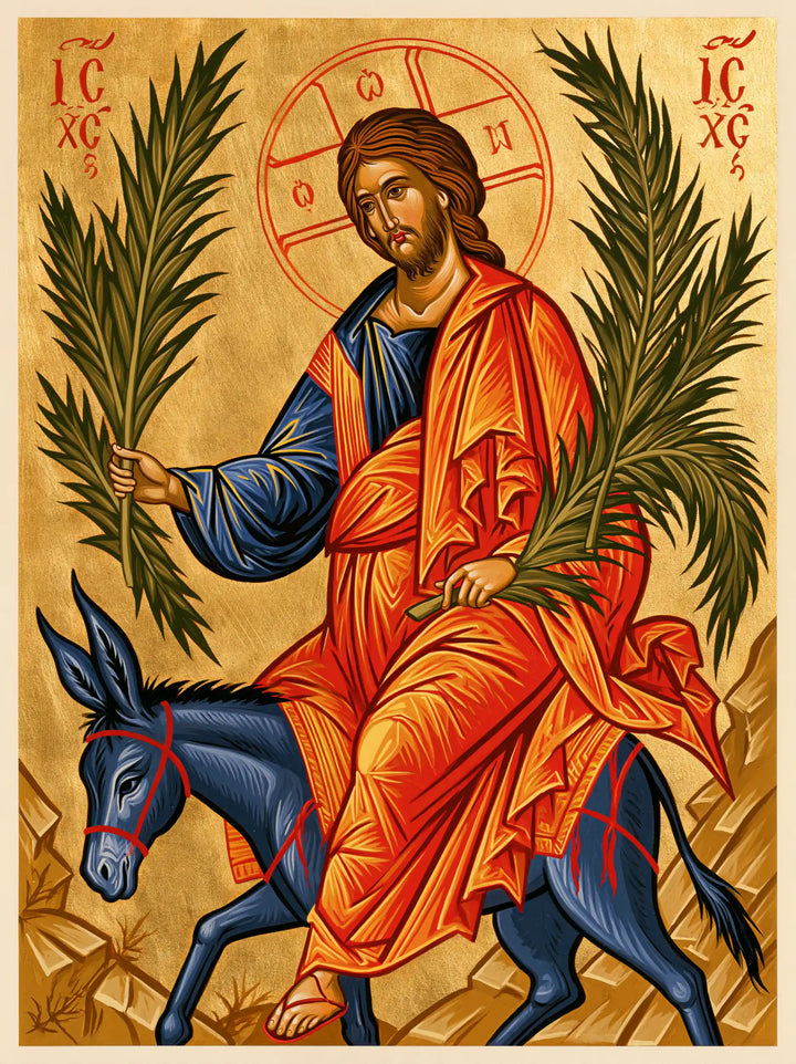 Jesus Enters Jerusalem – Contemporary Byzantine · Portrait no. 11