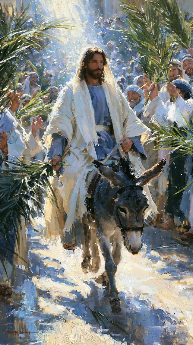 Jesus Enters Jerusalem – Impressionist · Portrait no. 6