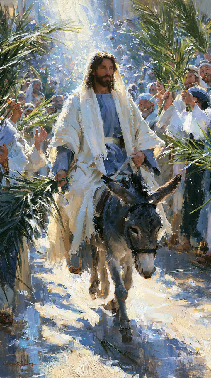Jesus Enters Jerusalem – Impressionist · Portrait no. 6