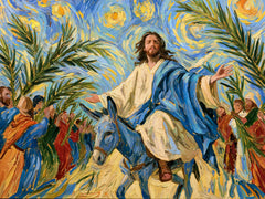Jesus Enters Jerusalem – Post-Impressionist · Landscape no. 3