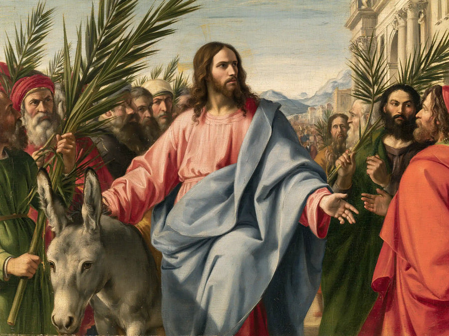 Jesus Enters Jerusalem – Florentine Renaissance · Landscape no. 5