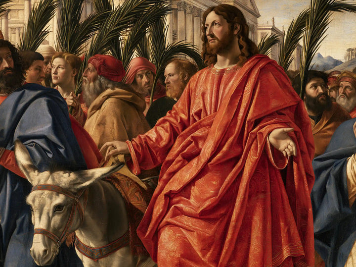 Jesus Enters Jerusalem – Florentine Renaissance · Landscape no. 8