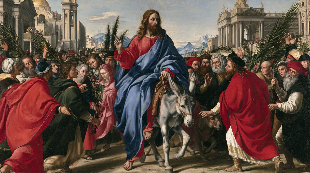 Jesus Enters Jerusalem – Florentine Renaissance · Landscape no. 9