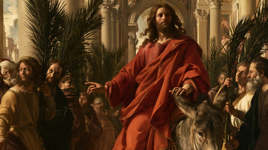 Jesus Enters Jerusalem – Florentine Renaissance · Landscape no. 14