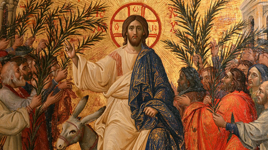 Jesus Enters Jerusalem – Sacred Gold · Landscape no. 11