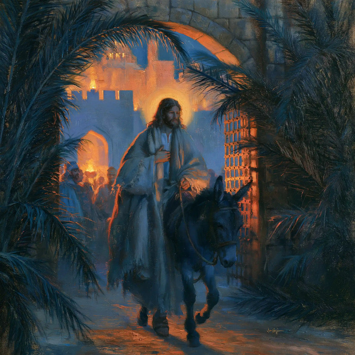 Jesus Enters Jerusalem – Symbolist · Square no. 1