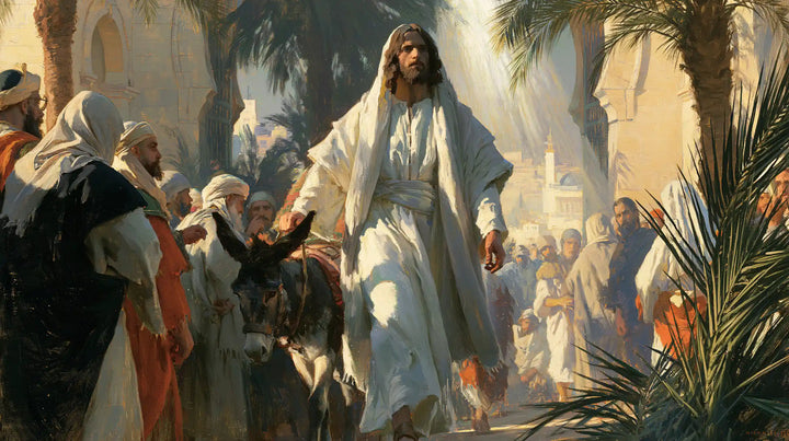 Jesus Enters Jerusalem – Symbolist · Landscape no. 9