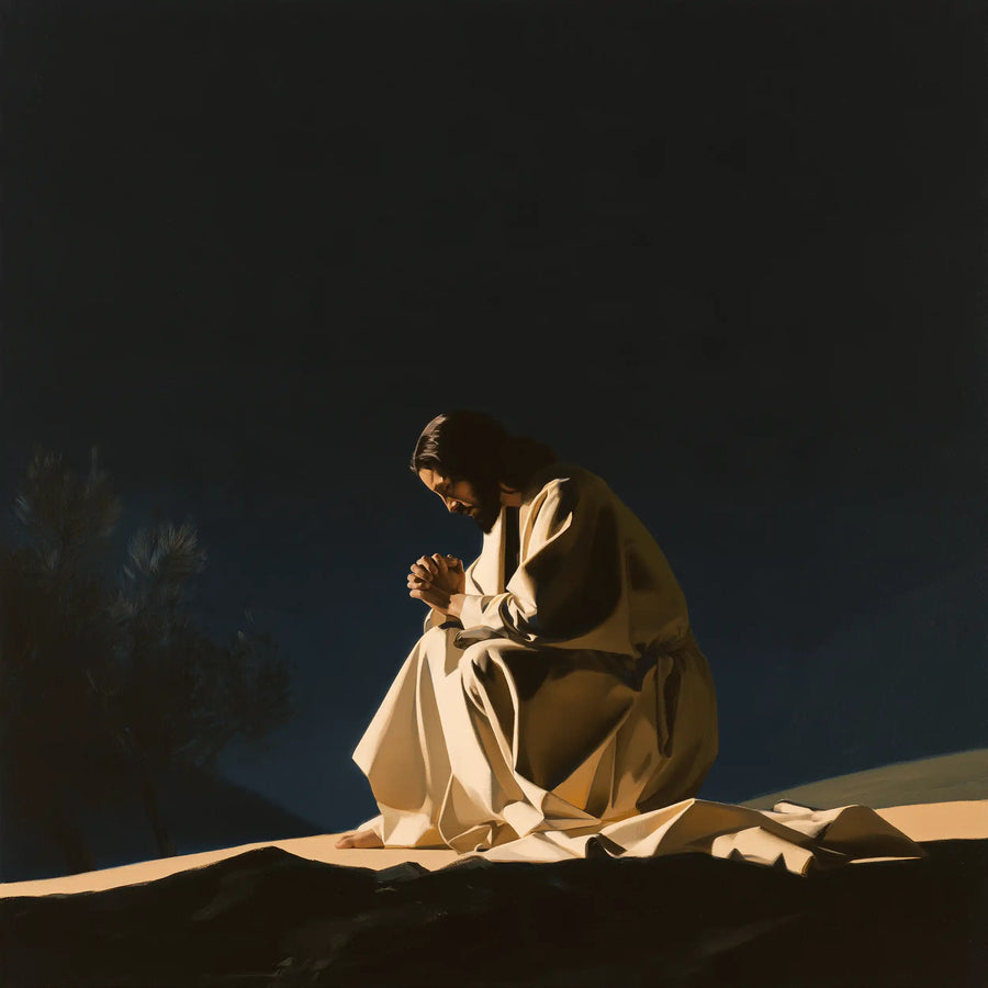 Jesus in Gethsemane — The Little Light on the Ridge