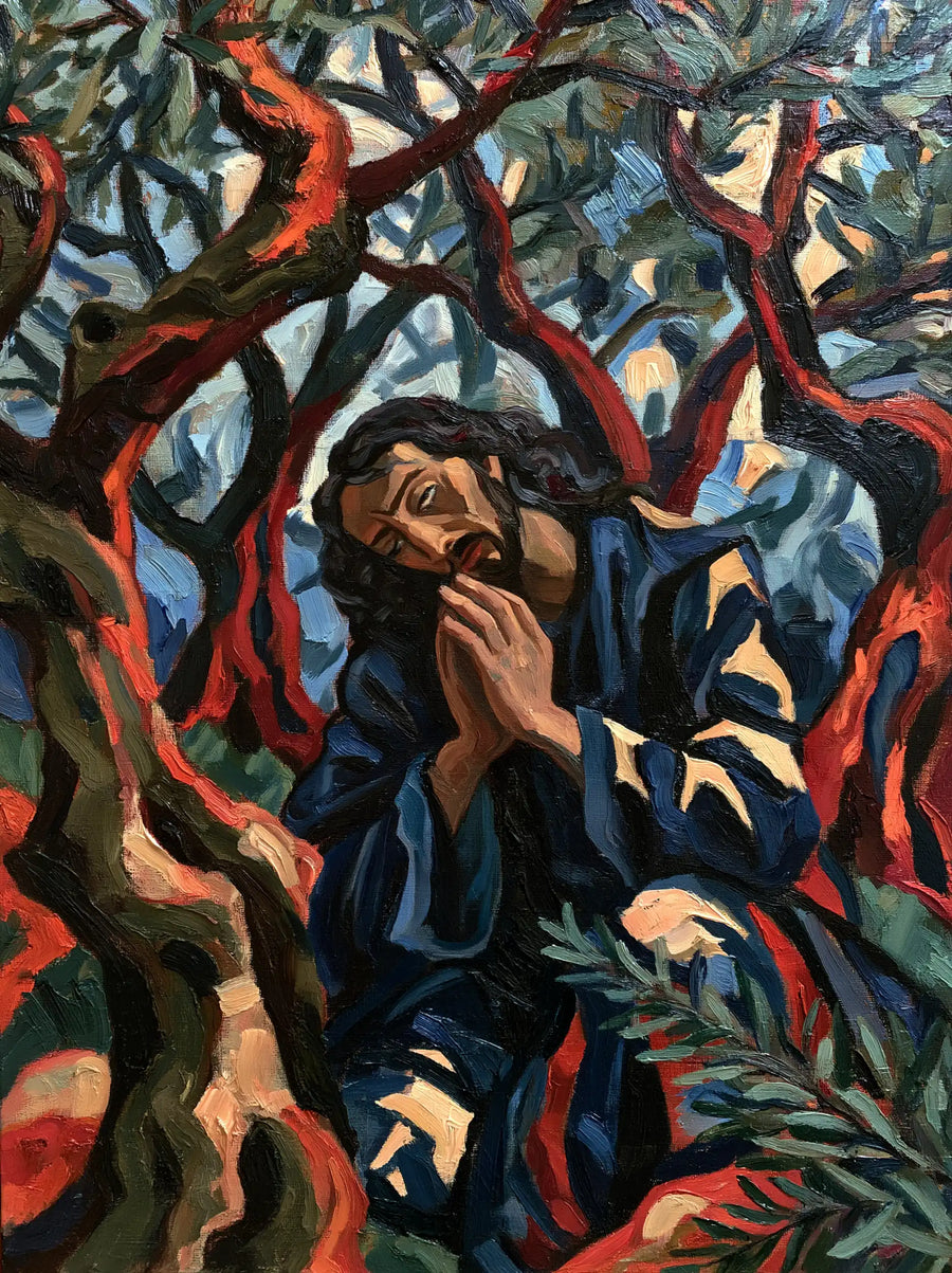 Jesus in Gethsemane - Expressionist · Portrait n° 14