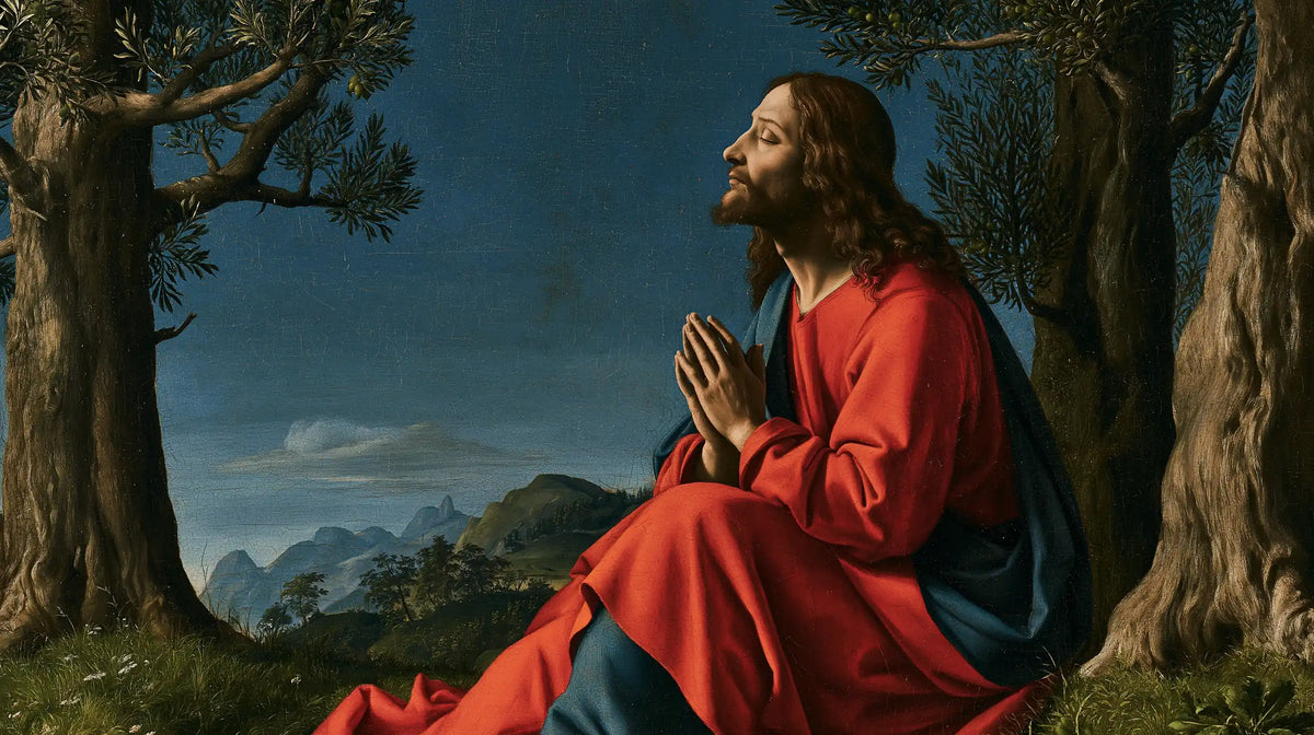 Jesus in Gethsemane - Florentine Renaissance · Landscape n° 16