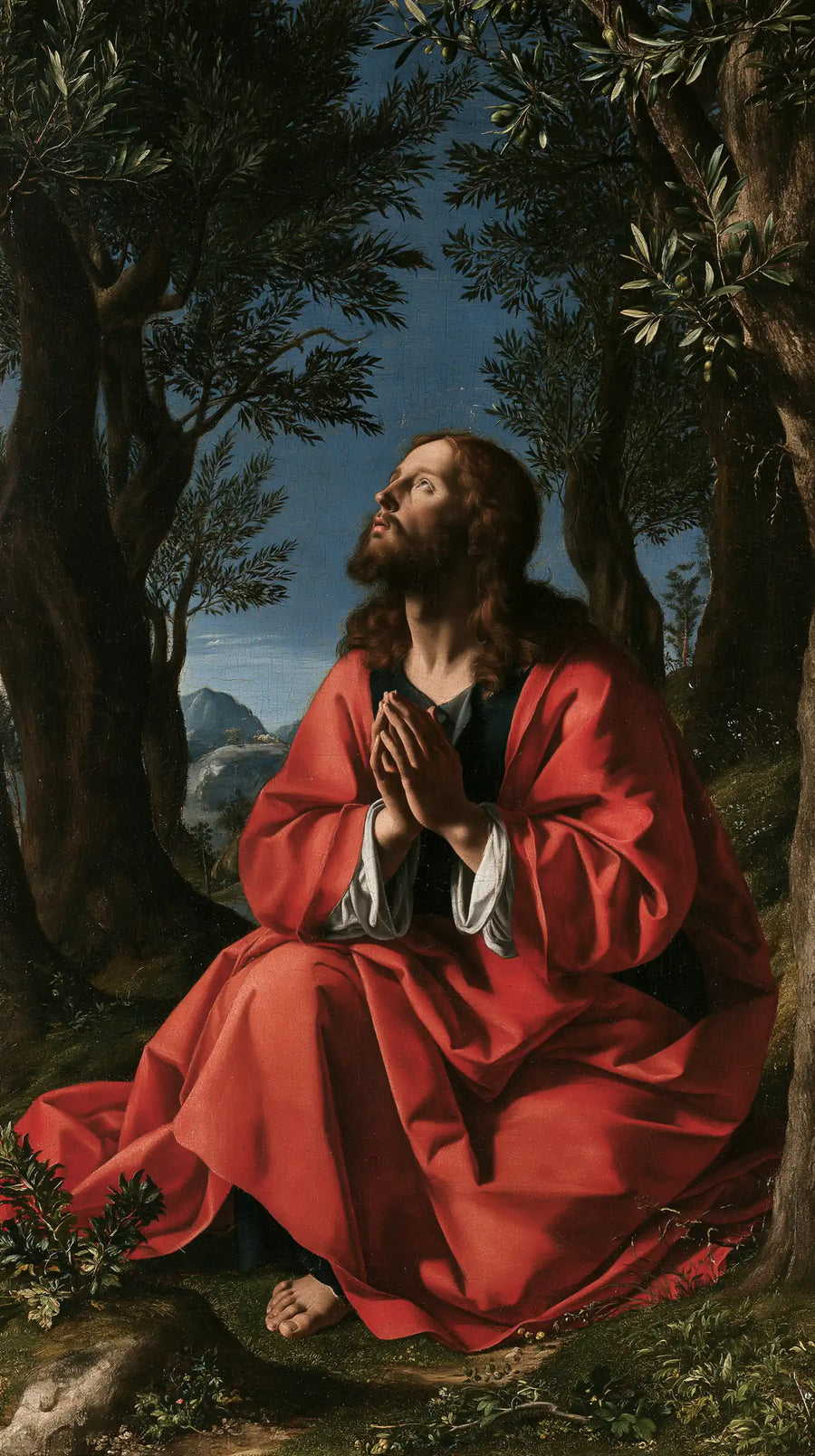 Jesus in Gethsemane — Orison in the Velvet Garden