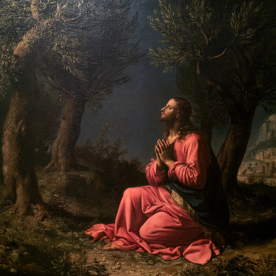 Jesus in Gethsemane — Waiting in the Garden of Long Shadows