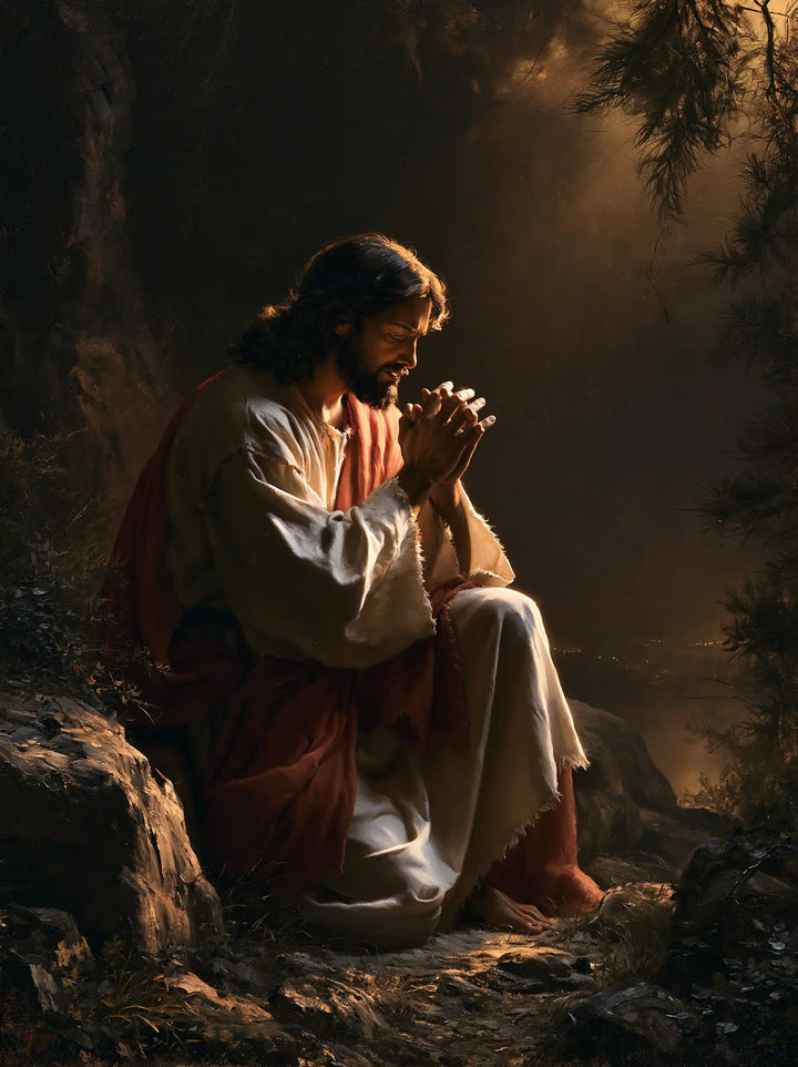 Jesus in Gethsemane - Sacred Agony · Portrait n° 9