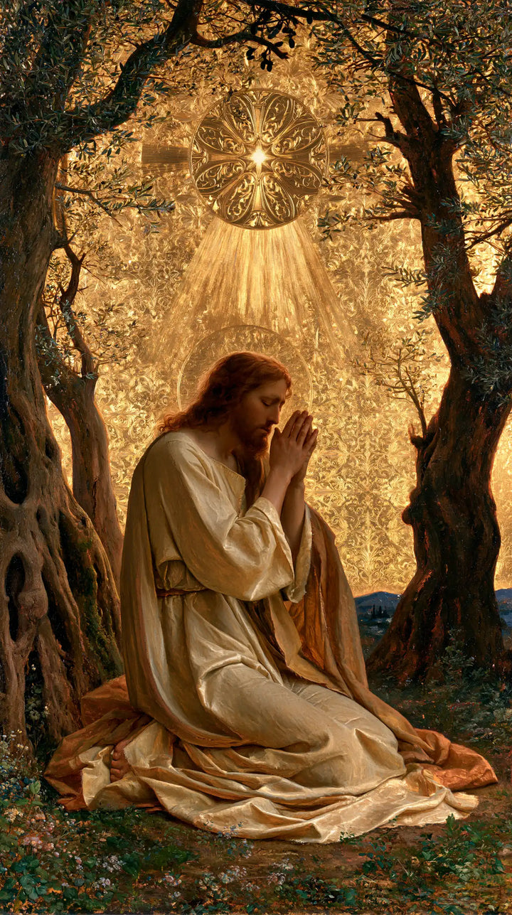 Jesus in Gethsemane — Orison beneath the Garden Star