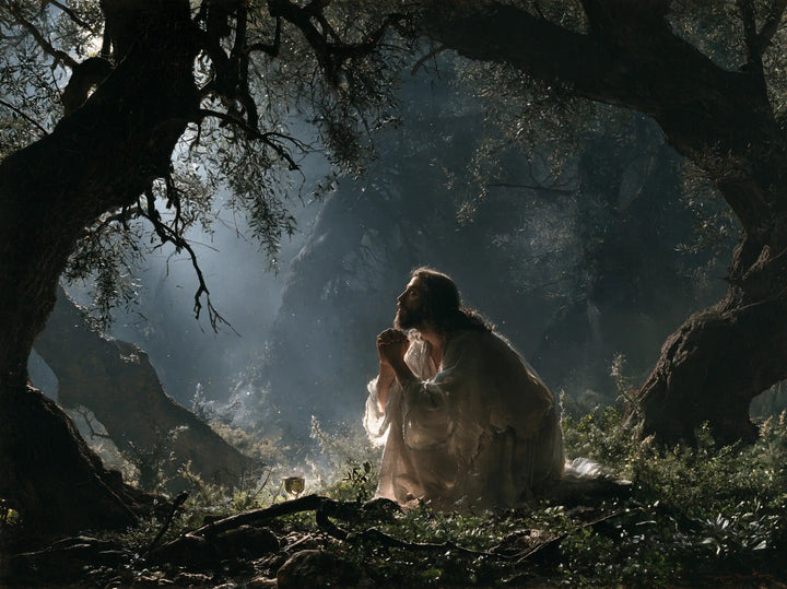 Jesus in Gethsemane - Symbolist · Landscape n° 5