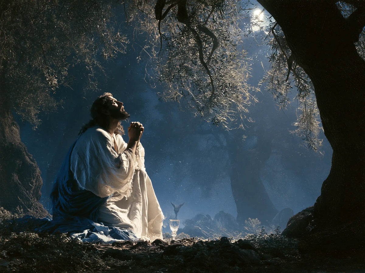 Jesus in Gethsemane - Symbolist · Landscape n° 7