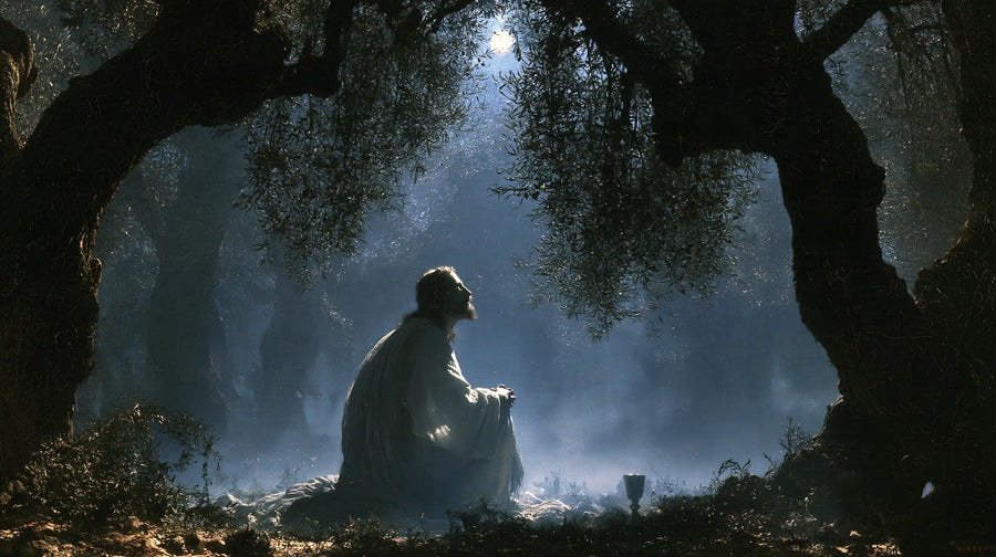 Jesus in Gethsemane — The Gaze above the Silent Cup