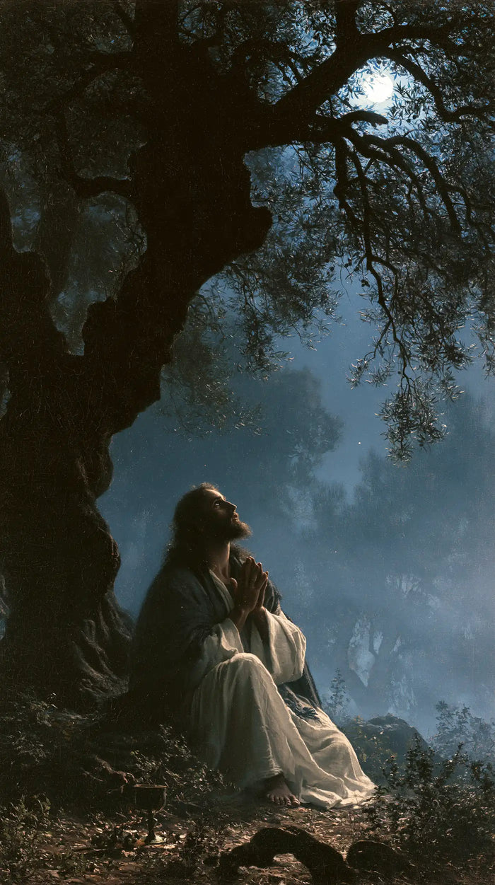 Jesus in Gethsemane - Symbolist · Portrait n° 4