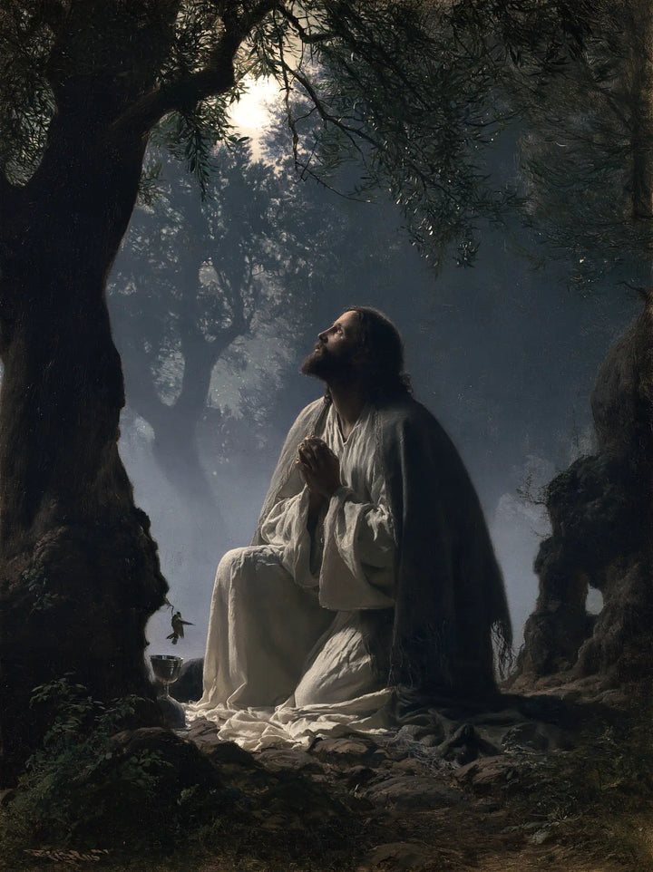 Jesus in Gethsemane — The Gaze beside the Misty Chalice