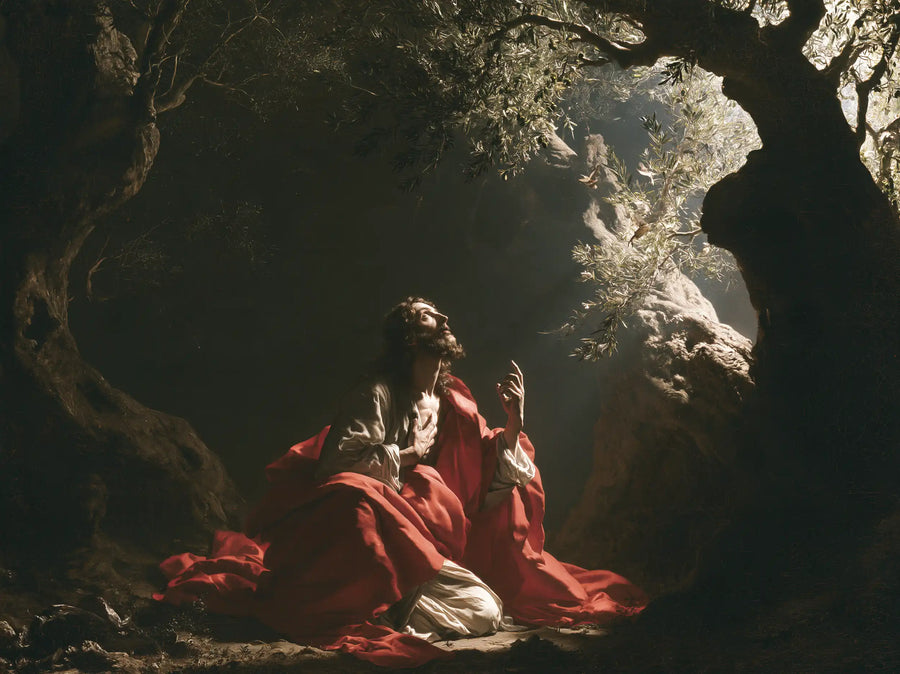 Jesus in Gethsemane - Theatrical Baroque · Landscape n° 2