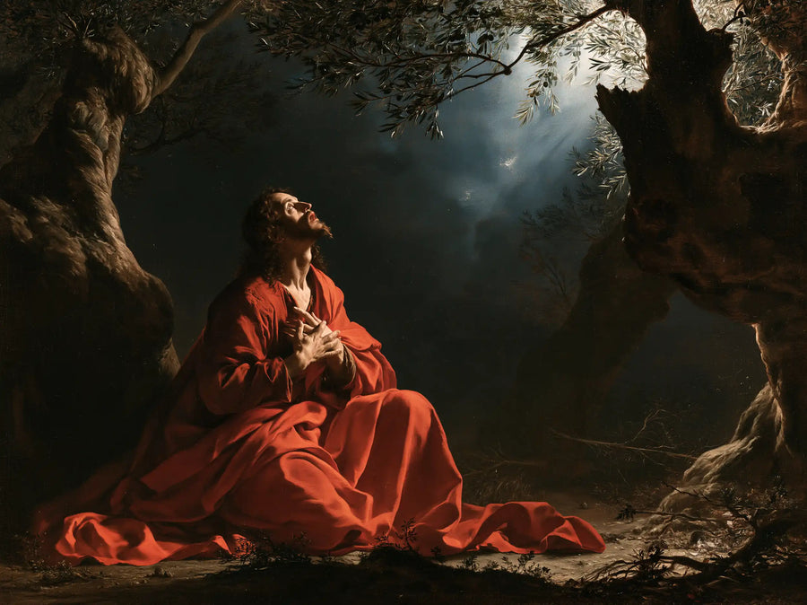 Jesus in Gethsemane - Theatrical Baroque · Landscape n° 6