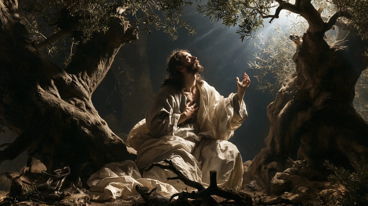 Jesus in Gethsemane - Theatrical Baroque · Landscape n° 13