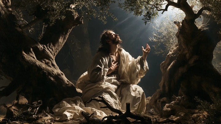 Jesus in Gethsemane - Theatrical Baroque · Landscape n° 13