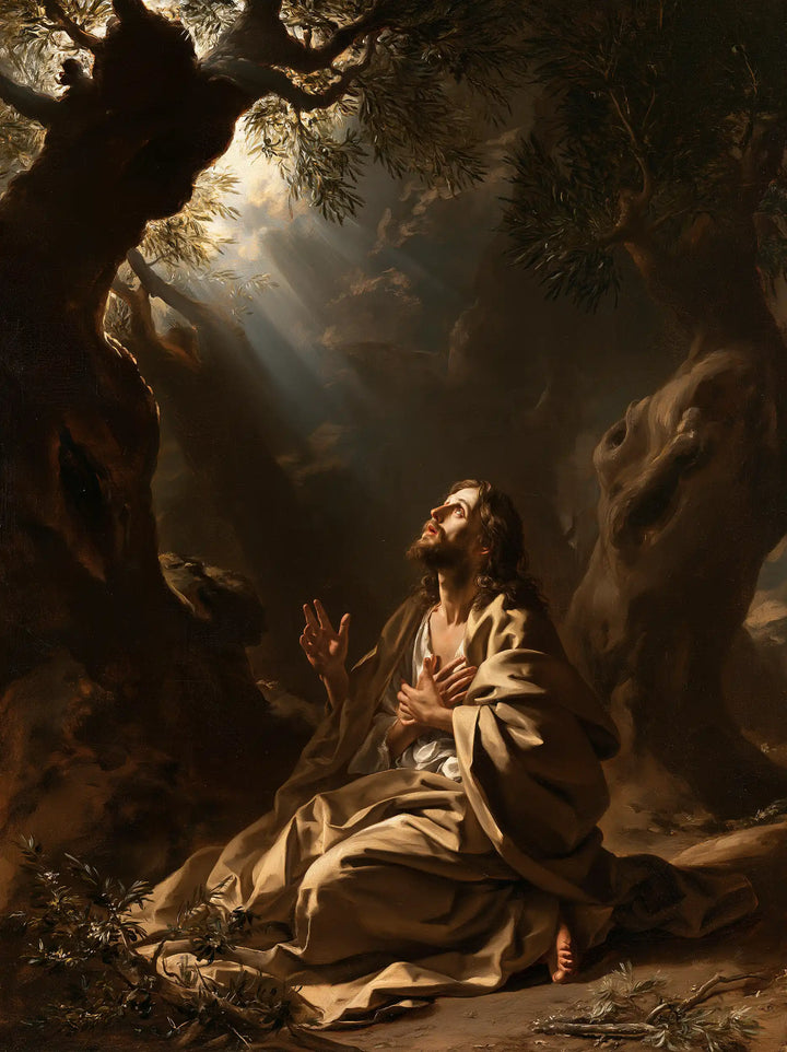 Jesus in Gethsemane - Theatrical Baroque · Portrait n° 9
