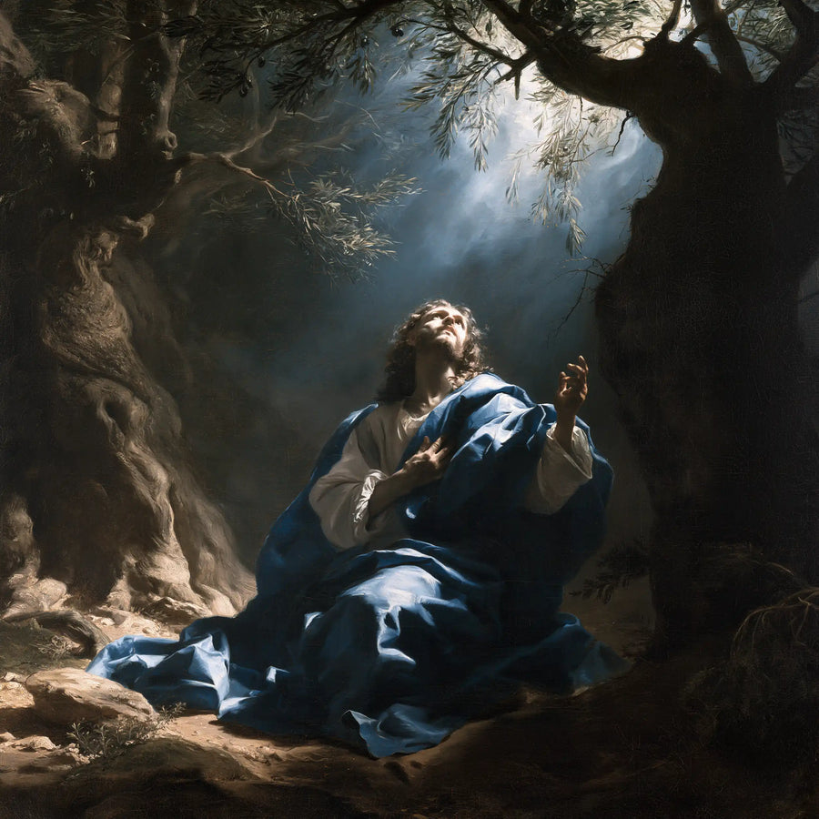 Jesus in Gethsemane - Theatrical Baroque · Square n° 7