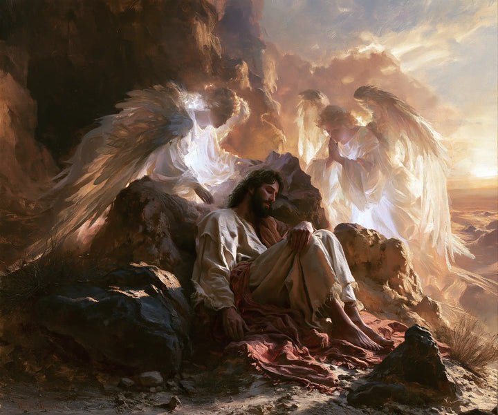Jesus in the Desert - Angels After the Temptation · Landscape n° 3