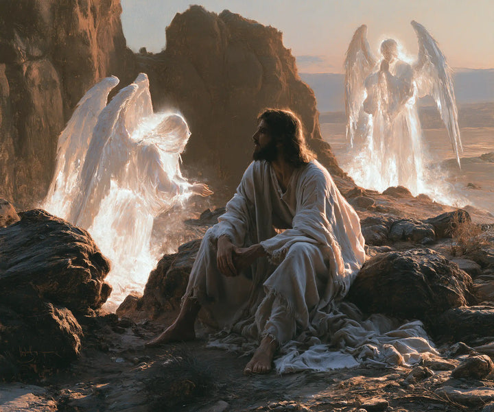 Jesus in the Desert - Angels After the Temptation · Landscape n° 6