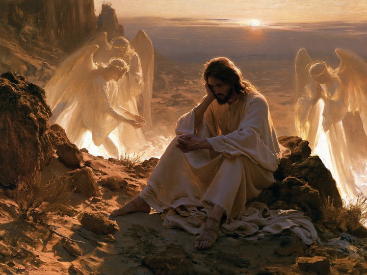 Jesus in the Desert - Angels After the Temptation · Landscape n° 12