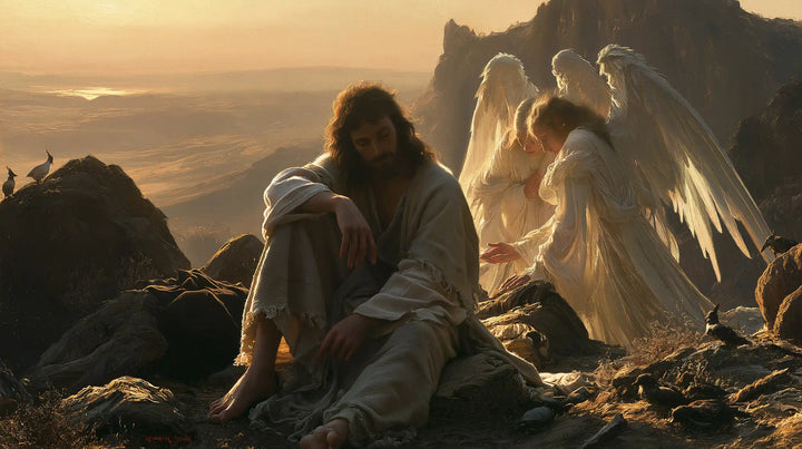 Jesus in the Desert - Angels After the Temptation · Landscape n° 16